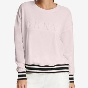 DKNY Sport velour sweatshirt DP8T5823, Soft Cozy